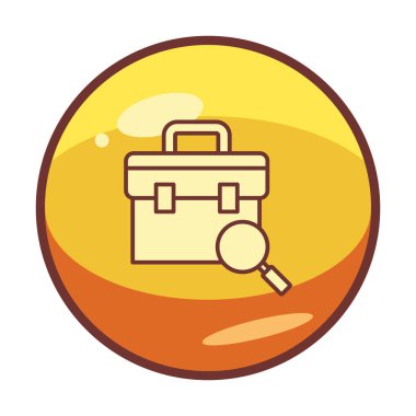 Görev simgesi vektör illüstrasyonu