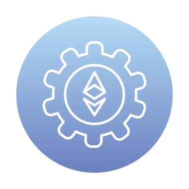 Ethereum Simge vektör çizimi ayarlanıyor