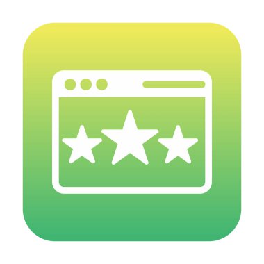 Web sayfası Geri bildirim simgesi, vektör illüstrasyonu