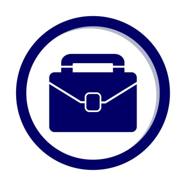 evrak çantası web basit simge illüstrasyonu