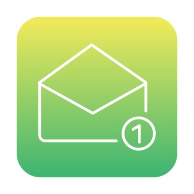 zarf simgesi vektör illüstrasyonu