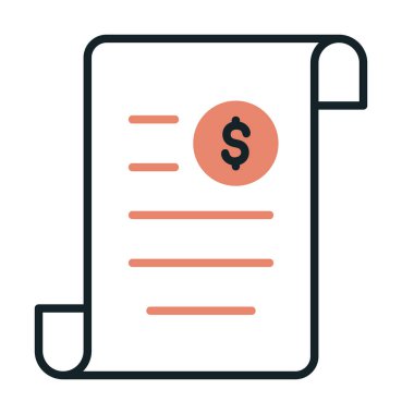 Bill simgesi, vektör çizimi 