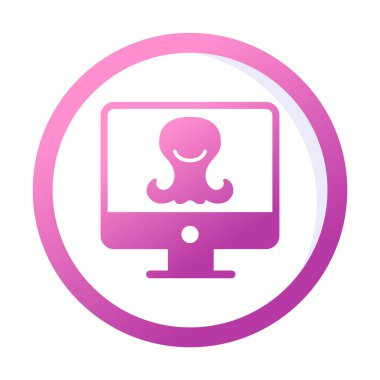 Uzaylı Araştırma simgesi vektör illüstrasyonu