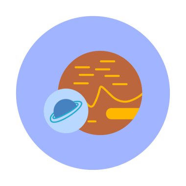 UFO simgesi vektör illüstrasyonu