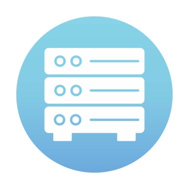 ağ simgesi çizimi. Sunucu                    