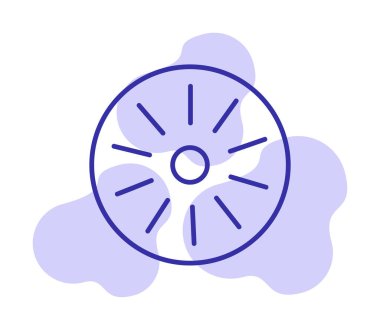 Modern simgenin vektör illüstrasyonu                  