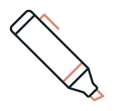 Vurgulama simgesi web basit illüstrasyon