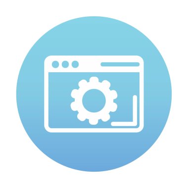 Tarayıcı Simge vektör çizimi ayarlanıyor