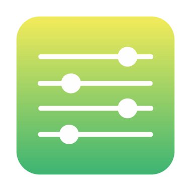 Ayar web simge vektör çizim