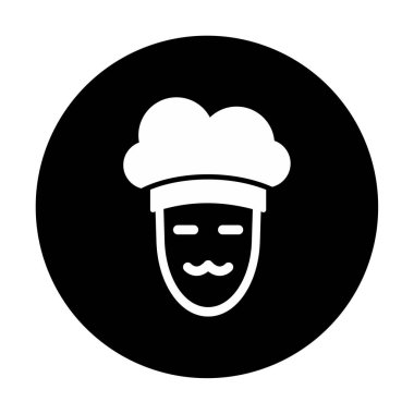 Şef simge vektör illüstrasyonu