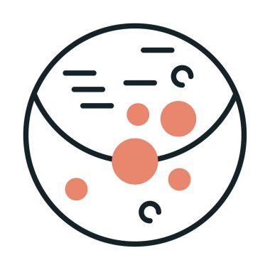 Venüs web simgesi, vektör illüstrasyonu