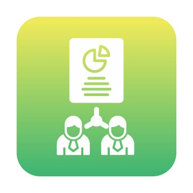 Work Distribution web icon, vector illustration 