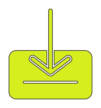  Simge indir, vektör illüstrasyonu basit tasarım