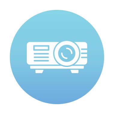 Projector  web icon vector illustration