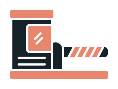 Park engeli simgesinin web illüstrasyonu