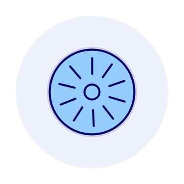 Modern simgenin vektör illüstrasyonu                  