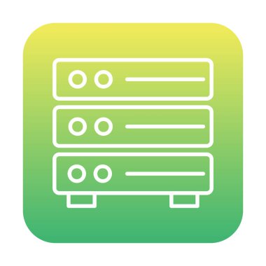 ağ simgesi çizimi. Sunucu                    