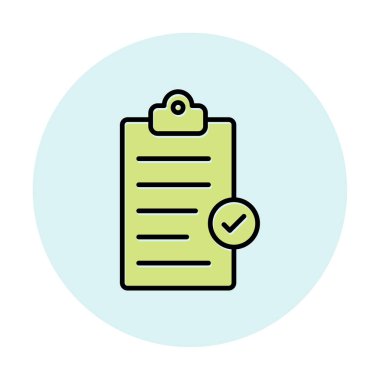 Basit Pano Tamamlanmış simge, vektör illüstrasyonu