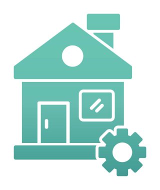 Ev onarım simge vektör çizim