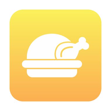 tavuk simgesi vektör illüstrasyonu