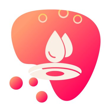 su damlası ağ simgesi, vektör illüstrasyonu 