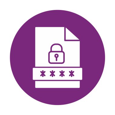 Dosya Parolası vektör çizimi