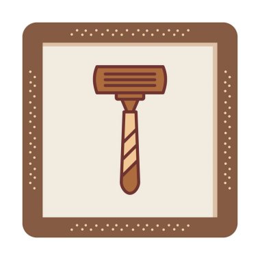 Jilet. Web simgesi basit illüstrasyon