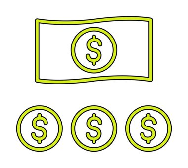 para simgesi, vektör illüstrasyonu basit tasarım