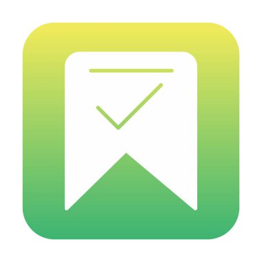 işaret simgesini işaretle, vektör illüstrasyonu basit tasarım