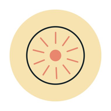 Modern simgenin vektör illüstrasyonu                  