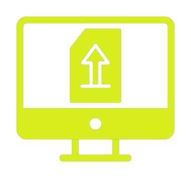 Simgeyi trendy düz tarzda yükle