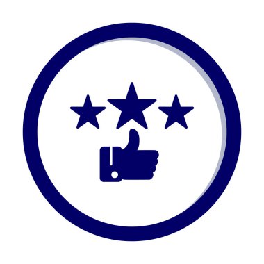 derecelendirme vektörü renk çizgisi simgesi 