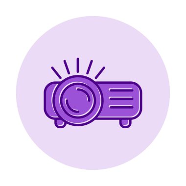 Projector  web icon vector illustration