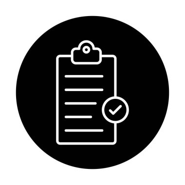 Basit Pano Tamamlanmış simge, vektör illüstrasyonu