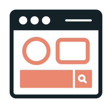 Basit sayfa satırını, ana vektör ögelerini ara