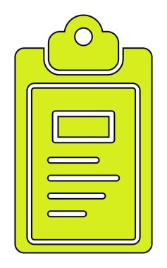 Pano simgesi, vektör illüstrasyonu basit tasarım