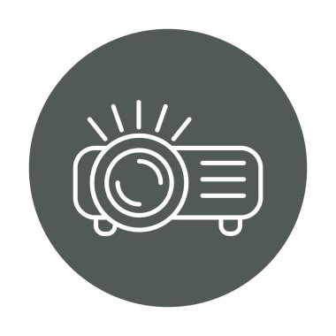 Projector  web icon vector illustration