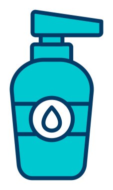 Beyaz arkaplanda bebek yağı vektör illüstrasyonu