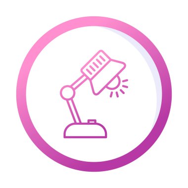 tablo lambası vektör illüstrasyonu