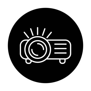 Projector  web icon vector illustration