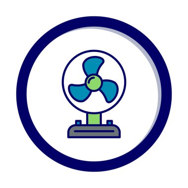 Fan vektör simgesinin gösterimi