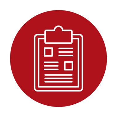 Pano simgesi, vektör illüstrasyonu basit tasarım