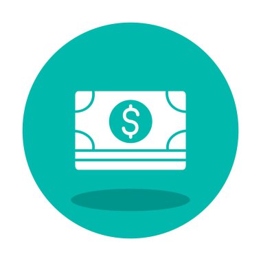 Basit ödeme finans simgesi, vektör illüstrasyonu