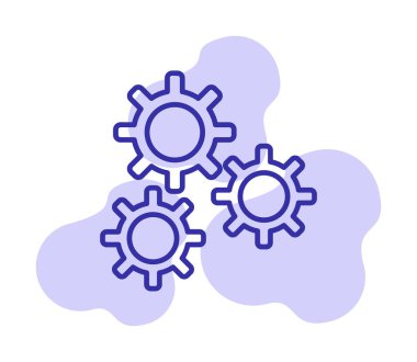 Ayar web simge vektör çizim