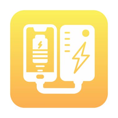 pil simgesi. renk çizgisi çizimi 