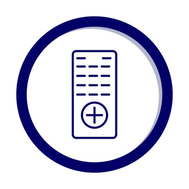 Uzaktan Denetim simgesi, vektör illüstrasyonu 