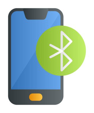 Bluetooth simgesi vektör çizim