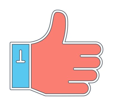 Gibi. Web simgesi basit illüstrasyon 