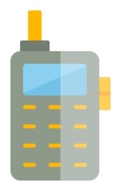 eski telefon simgesini, vektör çizim