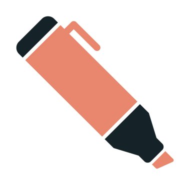 Vurgulama simgesi web basit illüstrasyon